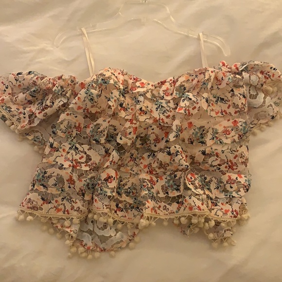 Off the shoulder Tularosa Size Medium Top - Picture 2 of 4